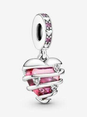 Pandora Love Confession Heart Spiral Charm